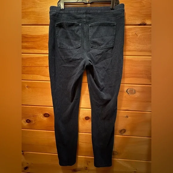 SPANX High Rise Dark Indigo Women's Cotton blend Jeans/Jeggings. Size XL - Picture 2 of 12